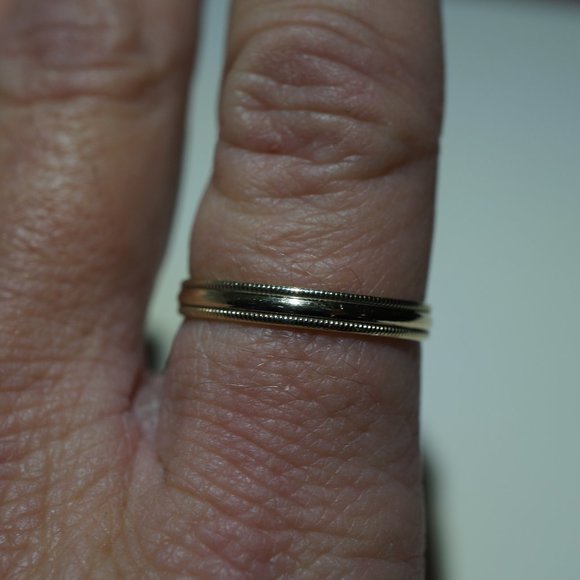 10KY gold Size 12 Wedding band - Picture 4 of 6